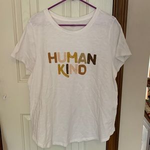 Cream colored t-shirt, XL, never worn